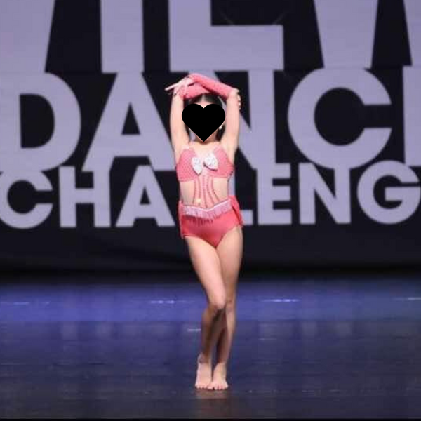 Pink/white bow bodysuit