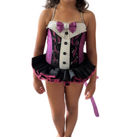 Black/Purple/White Wesley Tang Bowtie Costume